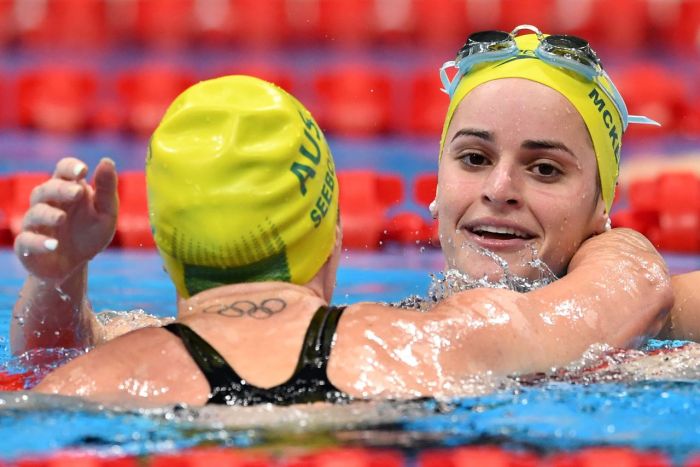 Swimming finishing duet synchro olympic achieved completion stackpole pablo nikita