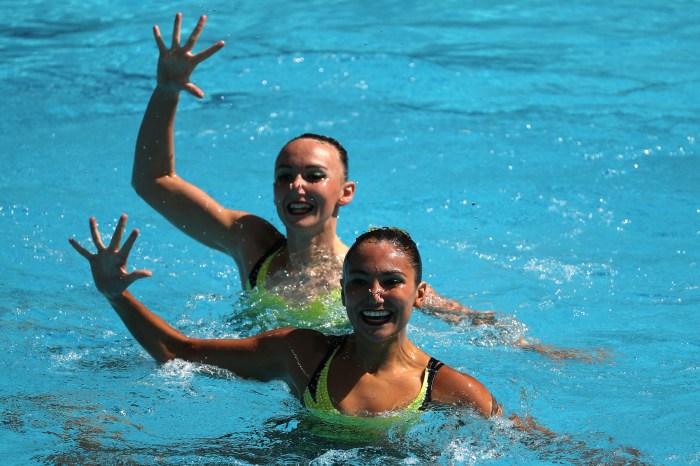 Artistic swimming olympics australia